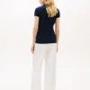 Slim Fit Script Monogram Stretch Polo Slim Fit Script Monogram Stretch Polo