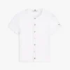 Slim-Fit-T-Shirt mit Knöpfen Slim-Fit-T-Shirt mit Knöpfen