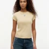 Slim-Fit-T-Shirt mit Schriftzug-Monogramm Slim-Fit-T-Shirt mit Schriftzug-Monogramm