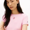 Slim-Fit-T-Shirt mit Schriftzug-Monogramm Slim-Fit-T-Shirt mit Schriftzug-Monogramm