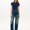 Slim-Fit-T-Shirt mit Schriftzug-Monogramm Slim-Fit-T-Shirt mit Schriftzug-Monogramm