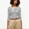 Slim-Fit-T-Shirt mit U-Boot-Ausschnitt Slim-Fit-T-Shirt mit U-Boot-Ausschnitt
