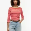 Slim-Fit-T-Shirt mit U-Boot-Ausschnitt Slim-Fit-T-Shirt mit U-Boot-Ausschnitt