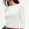 Slim-Fit-T-Shirt mit U-Boot-Ausschnitt Slim-Fit-T-Shirt mit U-Boot-Ausschnitt