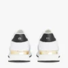 Sneaker aus Leder mit Metallic-Akzenten