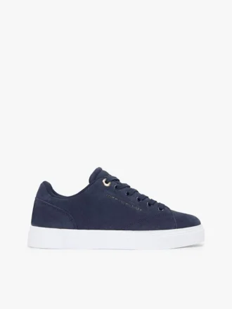Sneaker aus Wildleder mit Cupsole