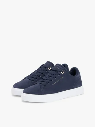Sneaker aus Wildleder mit Cupsole