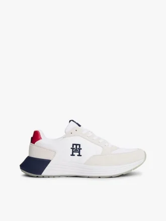 Sneaker aus Wildleder-Mix