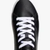 Sneaker im Court-Stil mit Metallic-Logo und genarbter Oberfläche Sneaker im Court-Stil mit Metallic-Logo und genarbter Oberfläche