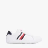 Sneaker mit gestreifter Ledersohle