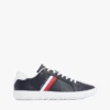Sneaker mit gestreifter Ledersohle
