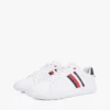 Sneaker mit gestreifter Ledersohle