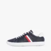 Sneaker mit gestreifter Ledersohle