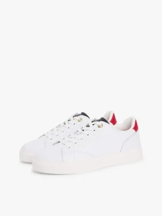 Sneaker mit Leder-Cupsole