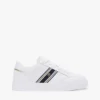 Sneaker mit Webstreifen und Leder-Cupsole