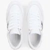 Sneaker mit Webstreifen und Leder-Cupsole