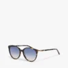 Sonnenbrille mit auffälligem Schmetterlingsrahmen Sonnenbrille mit auffälligem Schmetterlingsrahmen