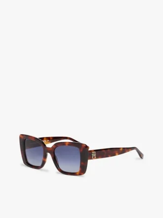 Sonnenbrille mit auffälligem Schmetterlingsrahmen