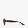 Sonnenbrille mit auffälligem Schmetterlingsrahmen Sonnenbrille mit auffälligem Schmetterlingsrahmen