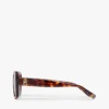 Sonnenbrille mit auffälligem Schmetterlingsrahmen Sonnenbrille mit auffälligem Schmetterlingsrahmen