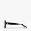 Sonnenbrille mit auffälligem Schmetterlingsrahmen Sonnenbrille mit auffälligem Schmetterlingsrahmen
