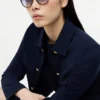 Sonnenbrille mit auffälligem Schmetterlingsrahmen Sonnenbrille mit auffälligem Schmetterlingsrahmen