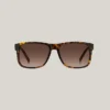 Sonnenbrille mit quadratischem Rahmen Sonnenbrille mit quadratischem Rahmen