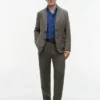 Stückgefärbte, konisch zulaufende Leinenhose Stückgefärbte, konisch zulaufende Leinenhose