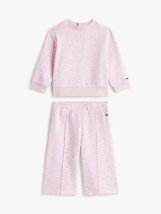 Sternen-Oberteil & Hose mit weitem Bein für Babys