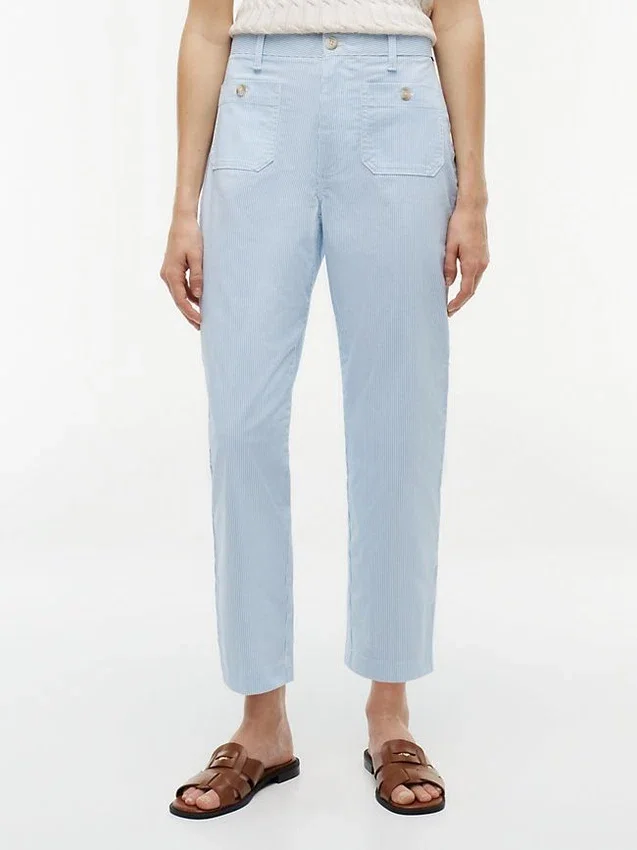 Stretch-Baumwoll-Hose mit Taschen Stretch-Baumwoll-Hose mit Taschen