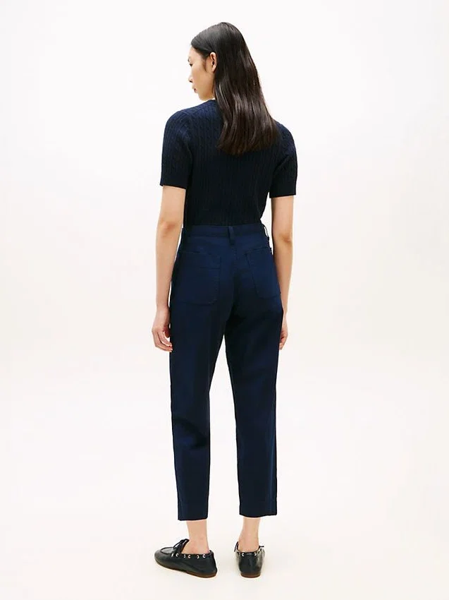 Stretch-Baumwoll-Hose mit Taschen Stretch-Baumwoll-Hose mit Taschen