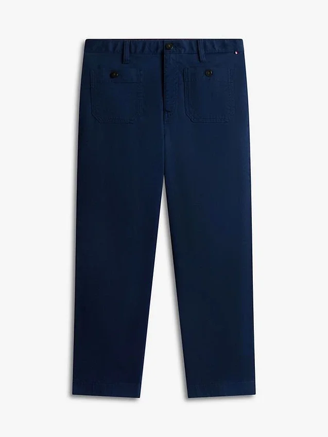 Stretch-Baumwoll-Hose mit Taschen Stretch-Baumwoll-Hose mit Taschen