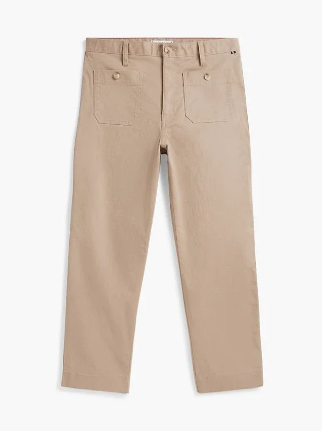 Stretch-Baumwoll-Hose mit Taschen Stretch-Baumwoll-Hose mit Taschen