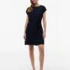Stretch-Baumwollkleid mit Gürtel Stretch-Baumwollkleid mit Gürtel