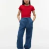 Stretch-Chino-Cargo-Jogginghose für Kinder