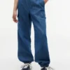 Stretch-Chino-Cargo-Jogginghose für Kinder