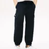 Stretch-Chino-Cargo-Jogginghose für Kinder
