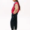 Stretch-Chino-Cargo-Jogginghose für Kinder