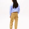 Stretch-Chino-Cargo-Jogginghose für Kinder