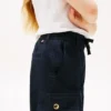 Stretch-Chino-Cargo-Jogginghose für Kinder