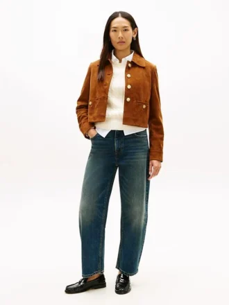 Stretch-Jeans mit hoher Leibhöhe