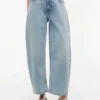 Stretch-Jeans mit hoher Leibhöhe