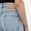 Stretch-Jeans mit hoher Leibhöhe