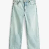 Stretch-Jeans mit hoher Leibhöhe