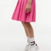 Stretch-Polo-Kleid mit Falten für Kinder Stretch-Polo-Kleid mit Falten für Kinder