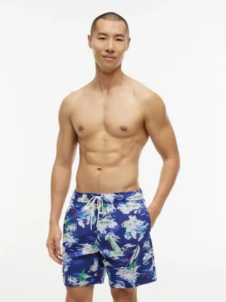 Surf-Print 7″-Badehose Surf-Print 7″-Badehose