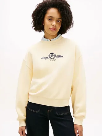 Sweatshirt mit gesticktem Club-Wappen
