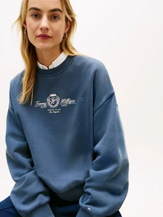 Sweatshirt mit gesticktem Club-Wappen