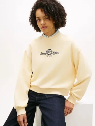 Sweatshirt mit gesticktem Club-Wappen