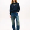 Sweatshirt mit gestickter Marineflagge Sweatshirt mit gestickter Marineflagge